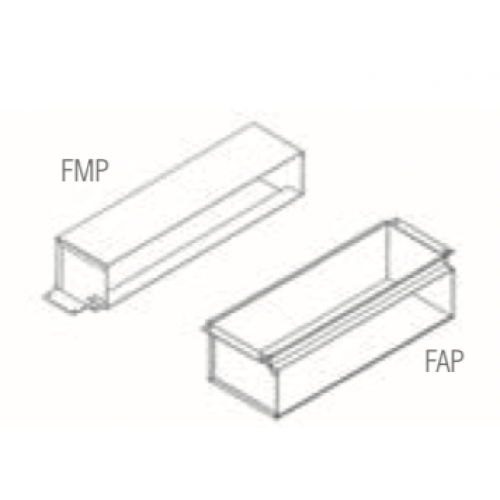 Perpendicular delivery flange FMP-F1