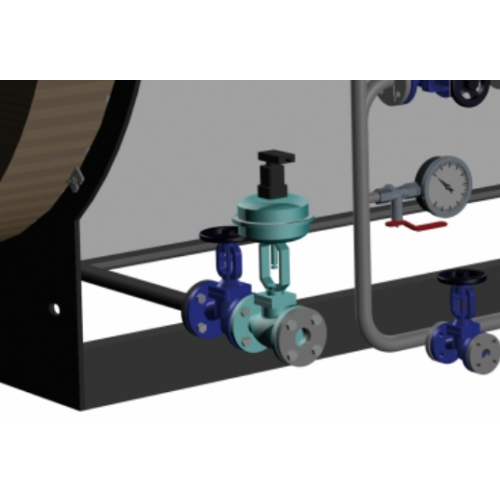 Automatic blow down valve  for steam boilers